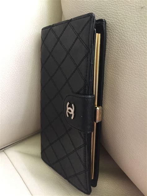 vintage chanel paris holder|genuine Chanel wallet.